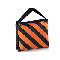 Professional  Orange and Black Canvas sandbag for photo light stands - sand bag