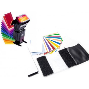 12 Color Diffuser gel Kit for SPEEDLITE flash