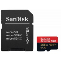 SanDisk Extreme PRO MicroSD A2 256gb Memory Card With Adapter for SD