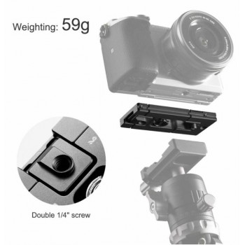 K&F Concept Magic Plate Arca Swiss Quick Release Plate for Camera and Smartphone