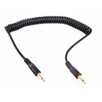 Sync Cable Male to Male 3.5mm Coiled jack 1.5m