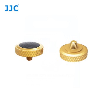 JJC Professional Deluxe Soft Release Button for cameras - Gold and black