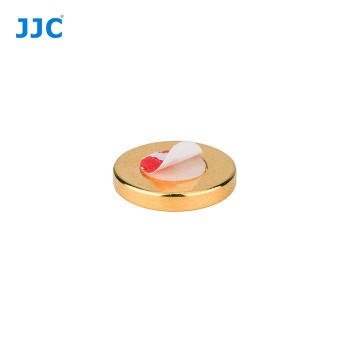 JJC Soft Release Button Gold Brass Concave