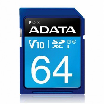 ADATA Premier 64GB SDHC UHS-I U1 Memory Card