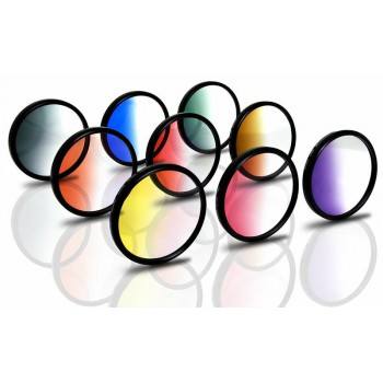 Opteka 52mm HD Multicoated Graduated Color Filter Kit For Digital SLR Cameras
