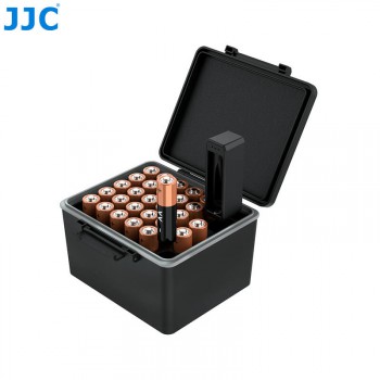 JJC 28x AA Battery Case With Battery Tester