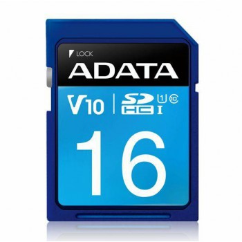 ADATA Premier 16GB SDHC UHS-I U1 V10 Memory Card
