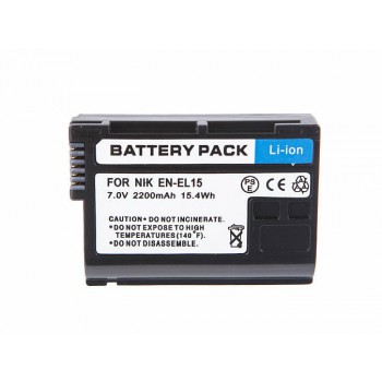New Battery for Nikon EN-EL15 D7000 D800E D800
