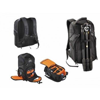 Fantastic quality mid size professional photographic Camera and lens Backpack