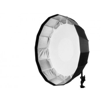 White Interior Collapsible Beauty Dish Softbox Honeycomb Grid Bowens 80cm