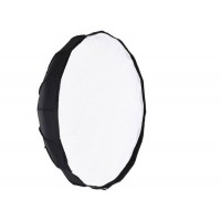 White Interior Collapsible Beauty Dish Softbox Honeycomb Grid Bowens 120cm
