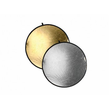 Reflector Light disc Silver And Gold 80cm