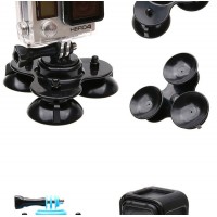 Strong 3 foot Suction Cup Mount for Gopro Hero and action cams