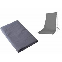 Premium Photo Studio Muslin Backdrop - Grey