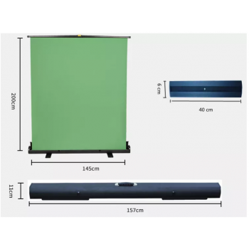 Professional instant photography videography backdrop system Green Screen