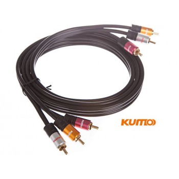 Kumo Elite Series 3RCA Composite Video cable 1.5m