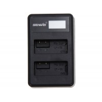 Professional DUAL NP-W126 USB charger w LCD display