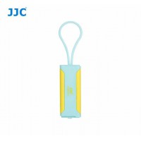 JJC Memory Card Case with Card Reader Blue Yellow