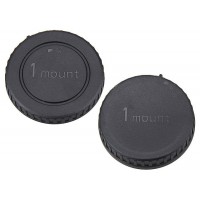 Front and Rear Lens body Cap for Nikon 1 Mount