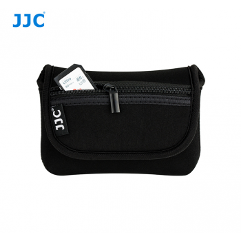 JJC Black Neoprene Compact Camera Pouch