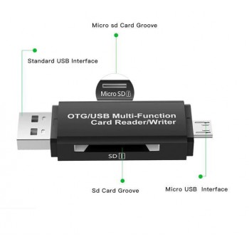 OTG USB Smartphone Memory Card Reader