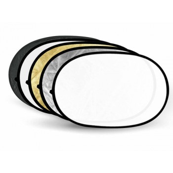 90cm x 120cm 5-in-1 Collapsible OVAL Reflector