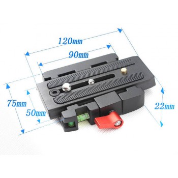 P200 Quick Release Plate With Base QR Plate Clamp Changeable FOR Manfrotto 501