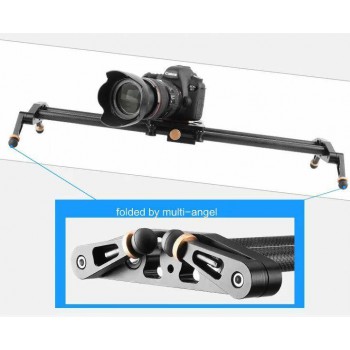 Professional quality carbon fiber camera video dolly slider 100cm