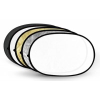100 x 150cm 5-in-1 Collapsible OVAL Reflector