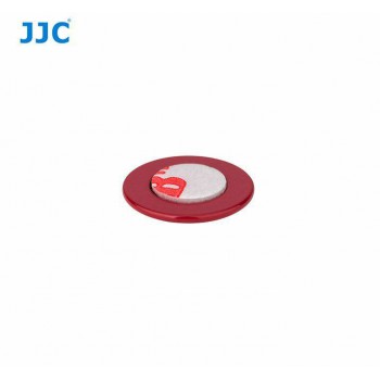 JJC Soft Release Button Brass Light Red Convex