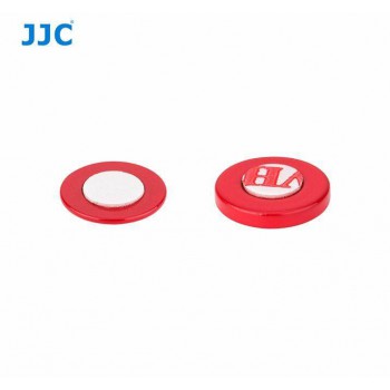 JJC Soft Release Button Light Red Convex and Concave