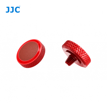 JJC Deluxe Soft Release Button Red Brown