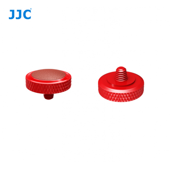 JJC Deluxe Soft Release Button Red Brown