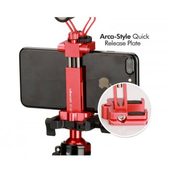 Ulanzi Professional ST-03 Metal Smartphone Holder Red