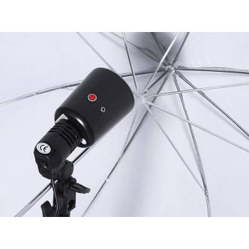 Studio Flash Umbrella White Black Reflective 100cm