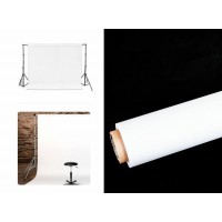 Seamless background paper roll 2.7mx10m White