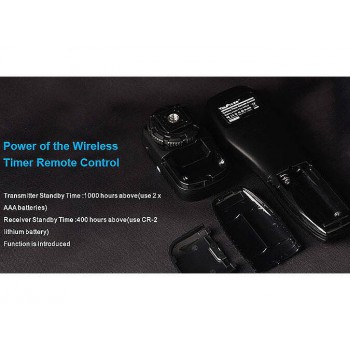 YouPro Wireless Shutter Timer Remote For Nikon D810 D800 d500 etc