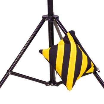 Professional  Yellow and Black Canvas sandbag for photo light stands - sand bag